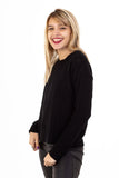 SWEATER TRENZADO NEGRO