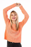 SWEATER TRENZADO CORAL
